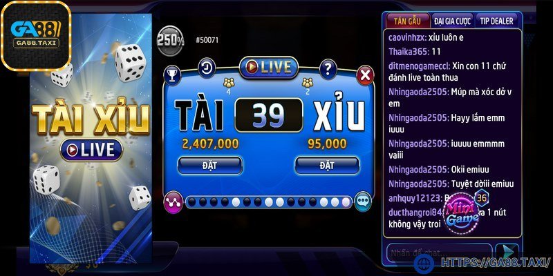 Tài xỉu được chuyển thể lên nền tảng trực tuyến