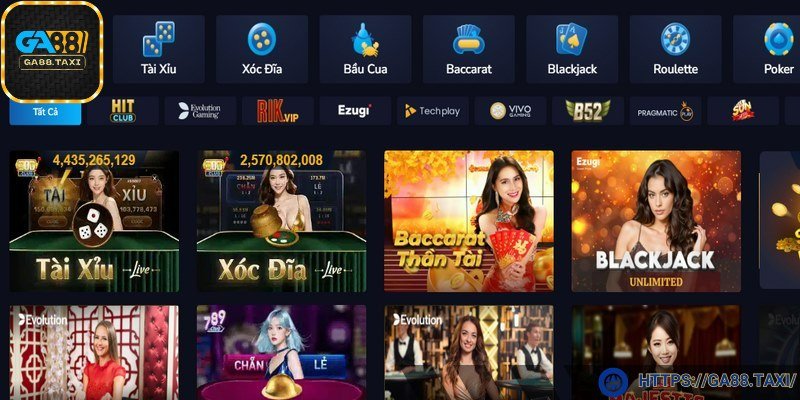 Sòng bài trực tuyến là lựa chọn hấp dẫn của mọi người