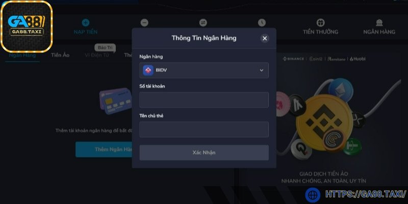 Nạp tiền GA88 nhanh – gọn – an toàn với các phương thức tiện lợi