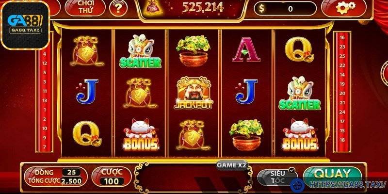GA88 cung cấp các trò slot với chủ đề đa dạng